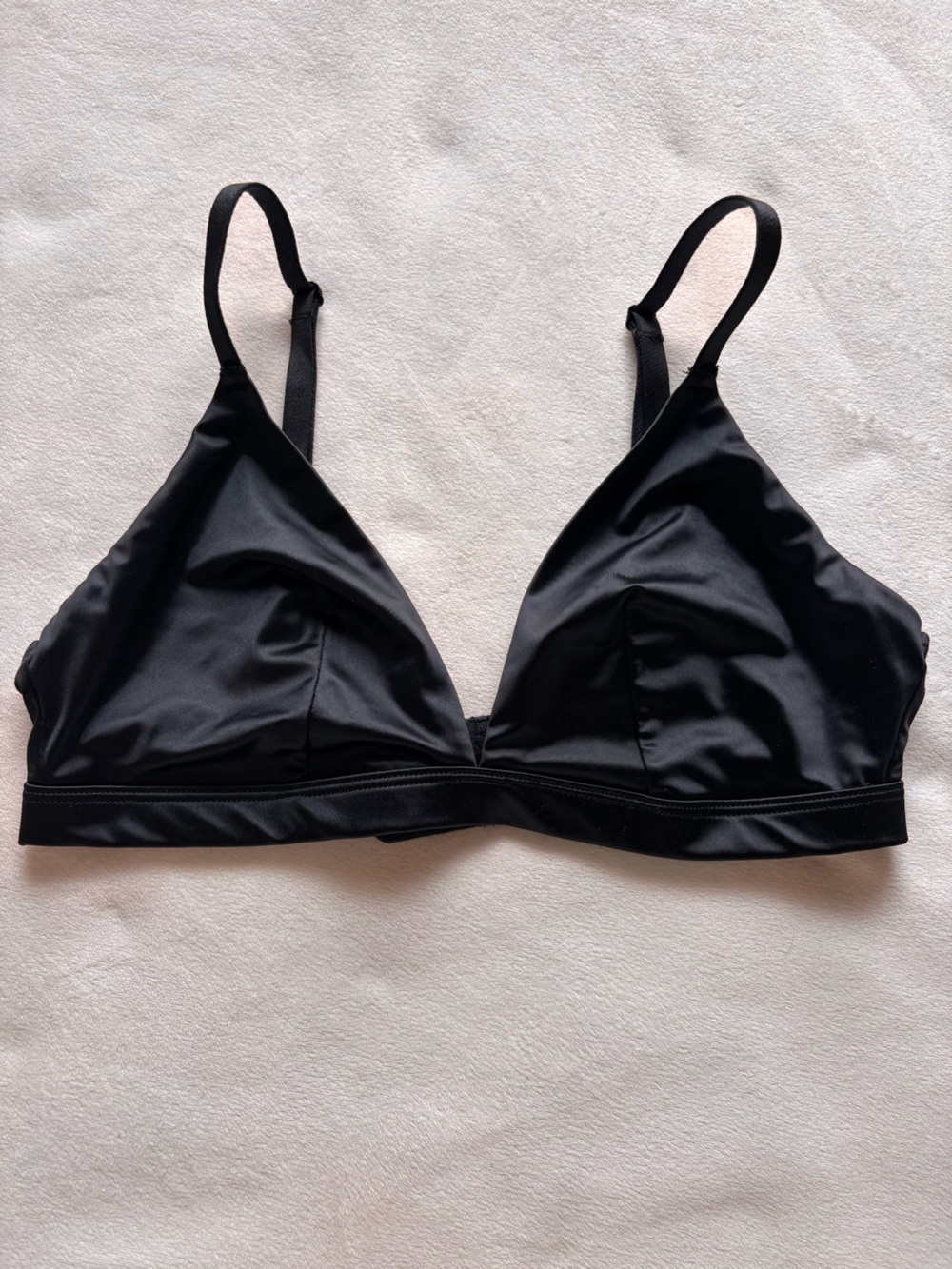 Auden Black Satin Bralette size 32/B